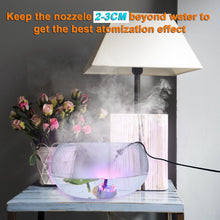 Load image into Gallery viewer, 12LED Changing Color Mist Maker Fogger Mist Generator Large Capacity Of Mist Perfect for Halloween and other Holidays

