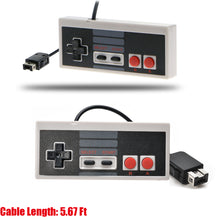 Load image into Gallery viewer, 2pcs NES Classic Mini Edition Controller NES Gamepad with 6ft Extend Link Extension Cable For Nintendo Mini NES Classic Edition Wired Joypad &amp; Gamepads Controller With 1.8m Cable
