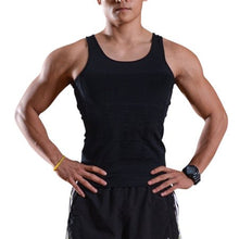 Load image into Gallery viewer, AGPtEK Men Elastic Slimming body shaper Vest Shirt Lose Weight Underwears - XL
