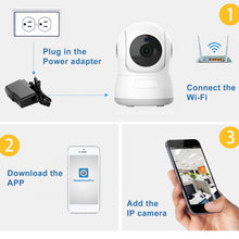 Load image into Gallery viewer, Wireless WIFI Pan Tilt HD Security Network Indoor CCTV IP Camera Night Vision
