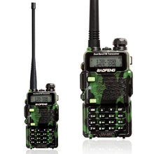 Load image into Gallery viewer, BAOFENG UV-5R5 Camo Walkie Talkies 128 Channels Radio Transceiver LED Flashlight
