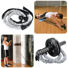 Load image into Gallery viewer, AB Wheel Resistance Loop Band for Roller Resistance Loops with Foot Hooks
