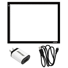 Load image into Gallery viewer, AGPtek A4 Ultra-thin Portable LED Artcraft Tracing Light Pad Light Box USB Power Cable Dimmable Brightness Tatoo Pad Aniamtion, Sketching, Designing, X-ray Viewing W/ USB Adapter (PSE Approval )
