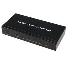 Load image into Gallery viewer, BrainyTrade Mini Hdmi Splitter - Splits HDMI Signal to 4 HDMI Displays (Support 1080p)
