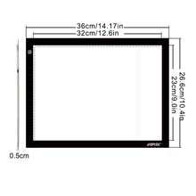 Load image into Gallery viewer, A4 LED Artcraft Tracing Light Pad Light Box Tatoo Pad Aniamtion Sketching Designing Stencilling
