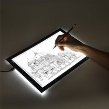 Load image into Gallery viewer, A4 LED Artcraft Tracing Light Pad Light Box Tatoo Pad Aniamtion Sketching Designing Stencilling
