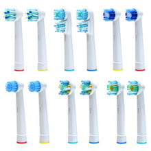Load image into Gallery viewer, Clean Replacement Electric Toothbrush Heads Pack of 12 Assorted Heads
