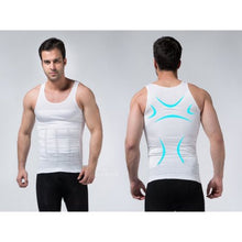Load image into Gallery viewer, Men&#39;s Body Shaper For Men Slimming Shirt Tummy Waist Vest lose Weight Sport Training

