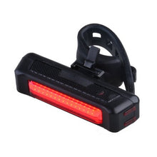 Load image into Gallery viewer, AGPtEK Waterproof USB Rechargeable 6 Modes LED Bicycle Bike Cycling Front Rear Light with Stretchable Band - Red
