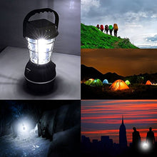 Load image into Gallery viewer, Solar Lantern, AGPtek 5 Mode Hand Crank Dynamo 36 LED Rechargeable Camping Lantern Emergency Light, Ultra Bright LED Lantern - Car Charge - Camping gear for Hiking Emergencies Hurricane Outages
