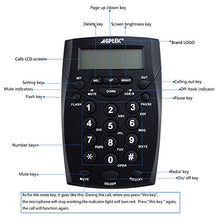 Load image into Gallery viewer, AGPtek Call Center Dialpad Headset Telephone with Tone Dial Key Pad &amp; REDIAL
