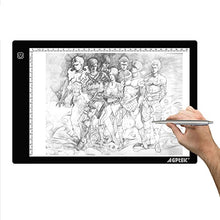 Load image into Gallery viewer, AGPtek HL0163-1-1 17-Inch LED Artcraft Tracing Light Pad Light Box For Artists,Drawing, Sketching, Animation, White
