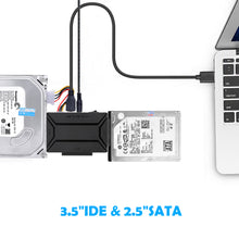 Load image into Gallery viewer, USB 3.0 to 2.5&#39;&#39; 3.5&quot; IDE SATA Converter IDE/SAT/SSD/ HDD Adapter Hard Drive 4TB
