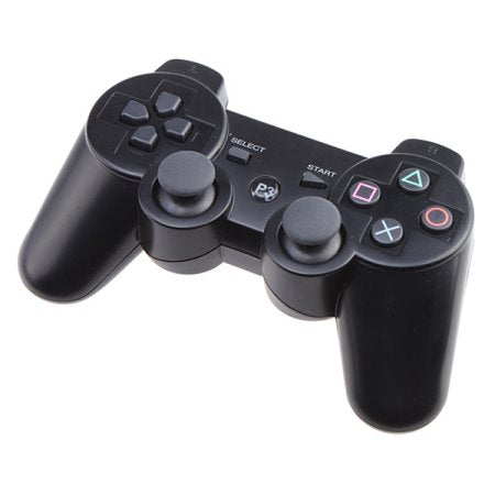 Bluetooth Wireless Black Game Controller for PlayStation 3 PS3 - USB Wired Available