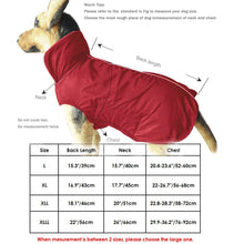 Load image into Gallery viewer, AGPtek Universal Waterproof Fleece Pets Dogs Clothes Soft Cozy Outdoor Winter Padded Vest Coat Jacket For Dogs L/XL/XLL/XLLL
