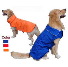 Load image into Gallery viewer, AGPtek® Universal Waterproof Fleece Pet Dog Clothes Dog Winter Coat Dog Outdoor Padded Vest Jacket for Dogs (Blue, L)

