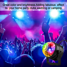 Load image into Gallery viewer, LED Disco Light, FITNATE [2-Pack] Sound Activated Party Lights with Remote Control Dj Lighting, Strobe Lamp 7 Modes Stage Par Light With Night Light  for Home Room, Dance Parties ,Bar, Wedding &amp;Show Club
