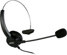 Load image into Gallery viewer, AGPtEK Call Center Hands-Free Noise Cancelling Corded Monaural Headset with Mic Mircrophone
