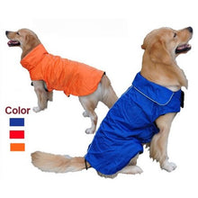 Load image into Gallery viewer, AGPtEK Waterproof Nylon Dog Winter Coat Jacket for Large Dogs - Blue L
