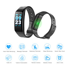 Load image into Gallery viewer, Waterproof Purple Smart Wristband Bracelet Fitness Tracker Health Monitor Heart Rate
