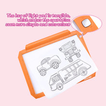 Load image into Gallery viewer, Orange A4 Led Tracing Light Pad Box Dimmable Brightness Drawing Sketching Animation

