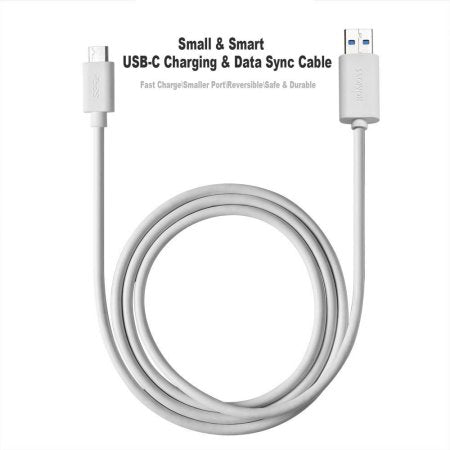 ROMOSS USB 3.0 Type-C to Type-A USB-3.1 Cable Cord 3.3ft (1m) for Macbook 12 inch, Nokia N1 and