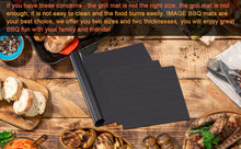 Load image into Gallery viewer, IMAGE BBQ Grill Mat Set of 3, one Large 16&quot; x71”, 2 pcs 16&quot;x13&quot;, 100% Non-Stick Grill Mats for Outdoor Grill, Reusable, Heat Resistant, PFOA Free for Gas Grill, Charcoal, Electric Grill and Oven
