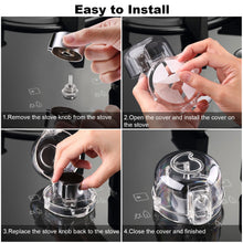 Load image into Gallery viewer, 5 Pack Kitchen Gas Electric Stove Knob Safety Covers for Baby Kids Cap Locks
