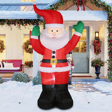 Load image into Gallery viewer, 6FT Santa Claus Inflatable Outdoor Decoration LED Lights Blow Up Christmas Yard
