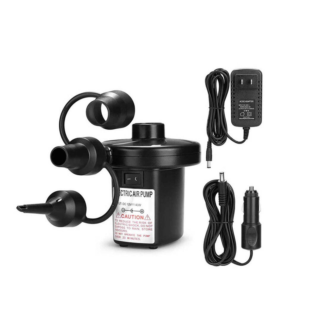 Electric Air Pump For Swimming Ring Inflatable Boat Paddling Pool Fast Deflator