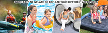 Load image into Gallery viewer, USB Rechargeable Cordless Electric Air Pump inflatables Deflator Bed Mattress
