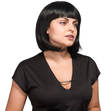 Load image into Gallery viewer, AGPTEK 13 In Straight Heat Resistant Short Bob Full Hair Wigs w/ Flat Bangs New
