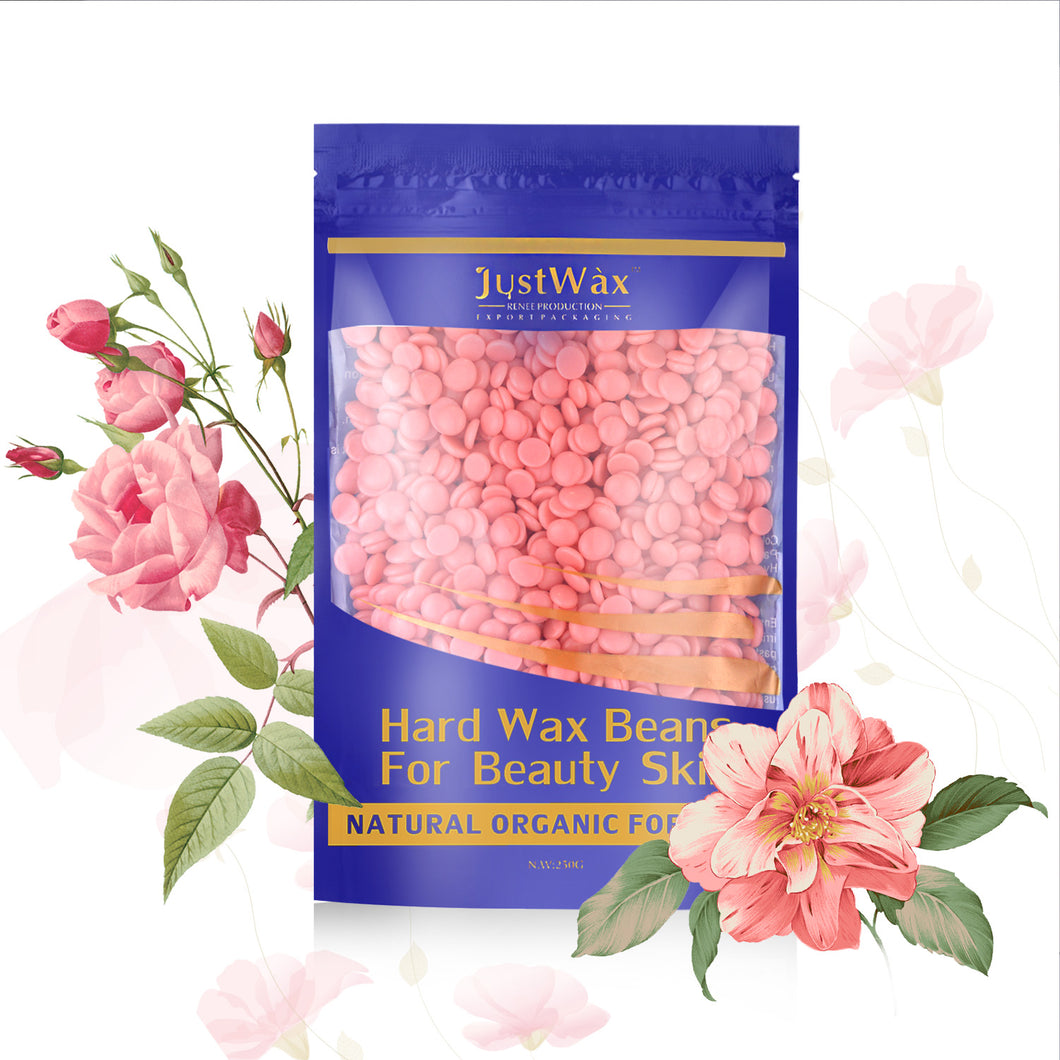 Red Hard Wax Beans Hair Removal Painless Wax Warmer Waxing Beans Natural Pearl