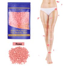 Load image into Gallery viewer, Red Hard Wax Beans Hair Removal Painless Wax Warmer Waxing Beans Natural Pearl
