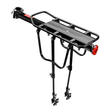 Load image into Gallery viewer, Mountain Bike Bicycle Rear Rack Seat Post Mount Pannier Luggage Carrier Alloy
