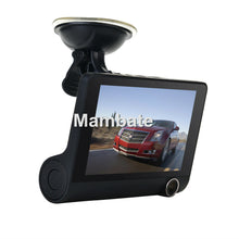 Load image into Gallery viewer, 1080P 4&quot; Dual Lens HD Car DVR Rearview Video Dash Cam Recorder Camera G-sensor
