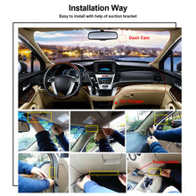 Load image into Gallery viewer, Black 4 in Vehicle 1080P Car Dashboard DVR Camera Video Recorder Dash Cam G-Sensor
