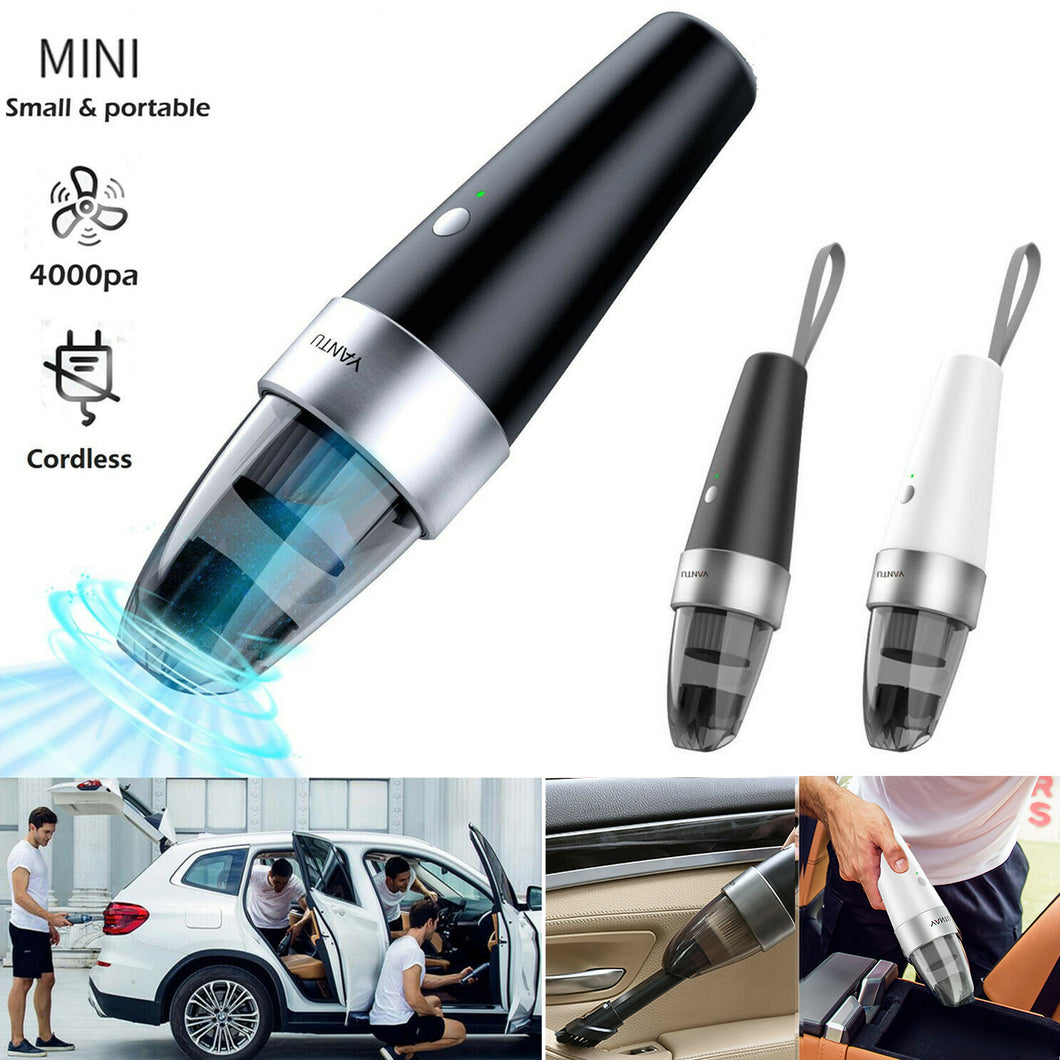 Black Color Portable Handheld Vacuum Cleaner Mini Cordless Car Home Home Dust Pet Hair