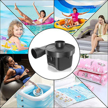 Load image into Gallery viewer, AC DC12V Electric Air Pump Inflator Deflator Home Car Mattress Pool w/ 3Nozzle
