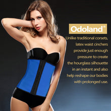 Load image into Gallery viewer, Odoland® Women Body Shaper Latex Sport Girdle Waist Training Corset Waist Shaper Underbust Shapewear
