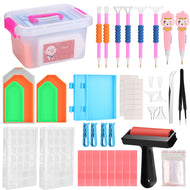 117 Pcs 5D Diamond Painting Tools Accessories Kit Cross Stitch Embroidery Set for DIY Art Crafts