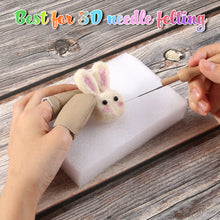 Load image into Gallery viewer, Needle Felting Kit 24 Colors Wool Roving Felt Starter Kit Tools with Fibre Yarn DIY

