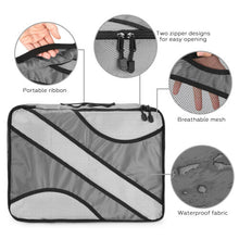 Load image into Gallery viewer, 6pack Gray Travel Suitcase Storage Bag Luggage Liner Organizer Clothes Packing Cube
