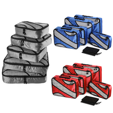 Load image into Gallery viewer, 6pack Red Travel Suitcase Storage Bag Luggage Liner Organizer Clothes Packing Cube
