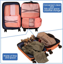 Load image into Gallery viewer, 7 Packing Cubes Travel Storage Bag Lightweight and Durable, Luggage Organizer Compression for Travel Home

