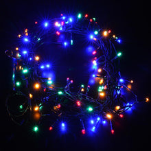 Load image into Gallery viewer, Solar string fair Lights 13M/42FT 100 LED 8 model 2400mah high capacity battery starry fair lights for indoor/outdoor decorations Christmas fair Lighting for outdoor Garden, Patio, Party, Waterproof . multi-color color
