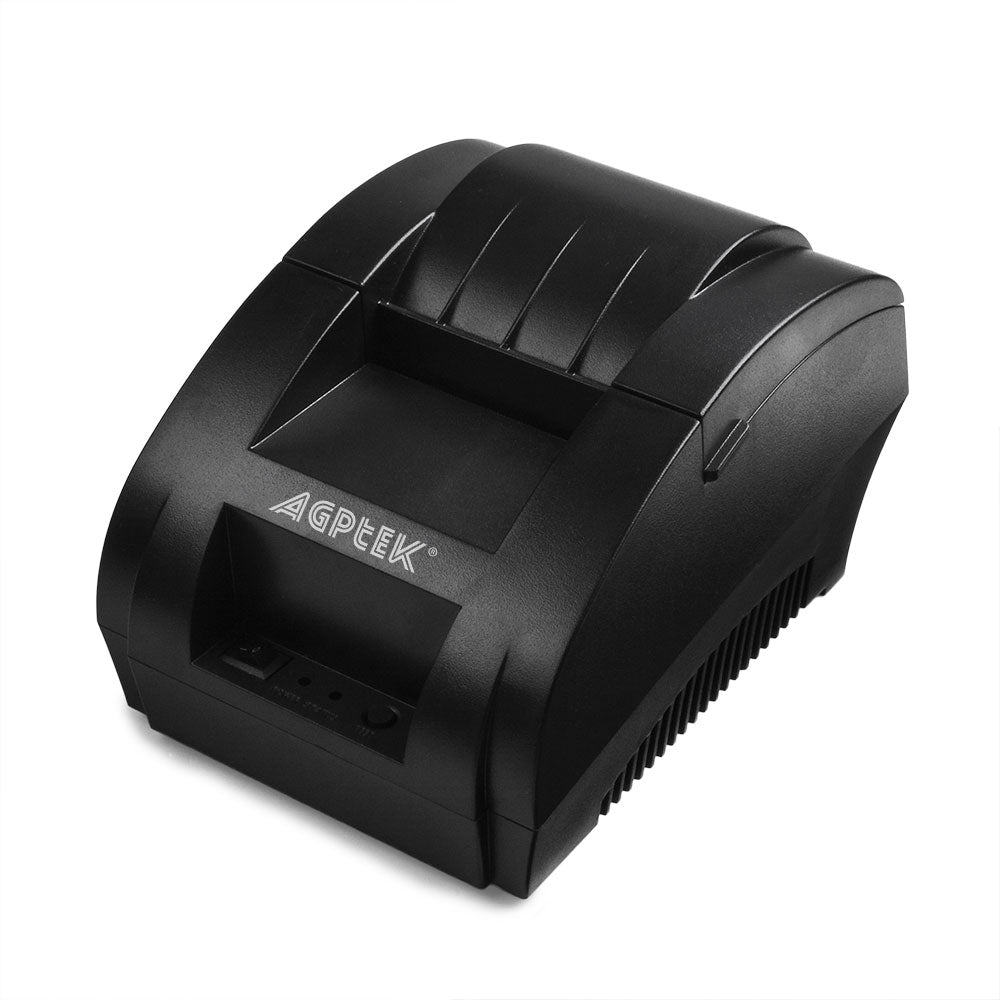 AGPtek Thermal Printer High Speed USB Port POS Thermal Receipt Printer compatible 58mm Thermal Paper Rolls