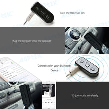 Load image into Gallery viewer, AGPtek Streambot Mini Bluetooth Wireless Receiver A2DP Adapter for Home Audio and Car Stereo
