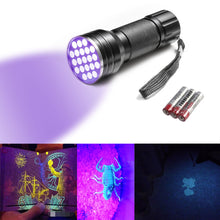 Load image into Gallery viewer, 12LED UV Flashlight Handheld Blacklight Stain, Pet Urine &amp; Pest Scorpion Detector Torch Money Detector Light
