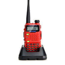 Load image into Gallery viewer, BAOFENG UV-5R5 Red Walkie Talkies 128 Channels Radio Transceiver LED Flashlight
